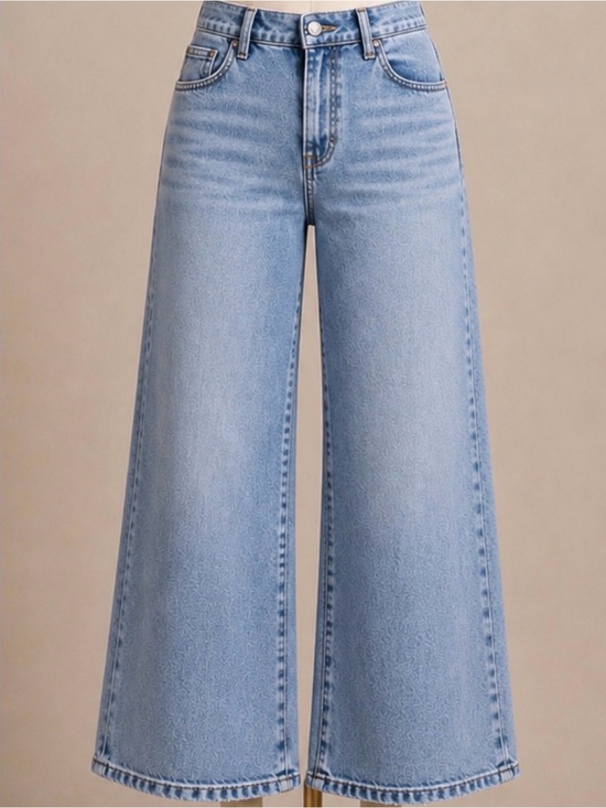 Risen Jeans Denim - RISEN Tummy Control Elastic Band High Rise Waist Crop Jeans Size PLUS SIZE